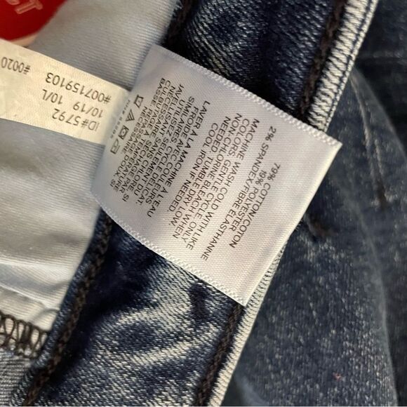 Express Slim Flare Super High Rise Denim Perfect Stretch Jeans 10L NWT - Picture 5 of 7